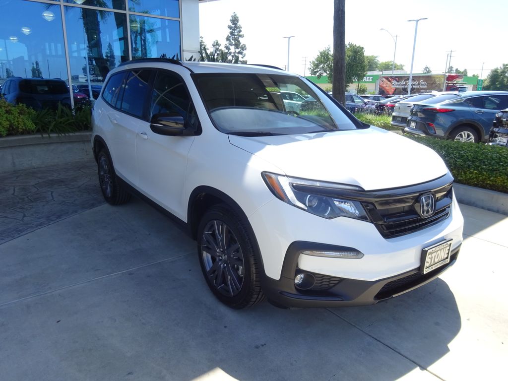 Platinum White Pearl 2022 Honda Pilot SUV / Crossover All-Wheel Drive 9-Speed Automatic