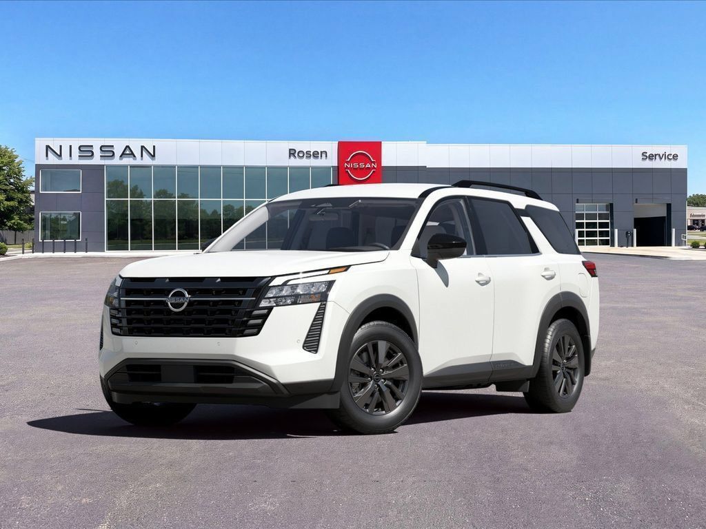 Everest White Pearl Tricoat 2026 Nissan Pathfinder SUV / Crossover All-Wheel Drive 9-Speed Automatic