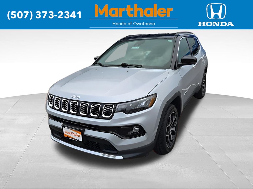 Silver Zynith Metallic Clearcoat 2025 Jeep Compass SUV / Crossover Four-Wheel Drive 8-Speed Automatic
