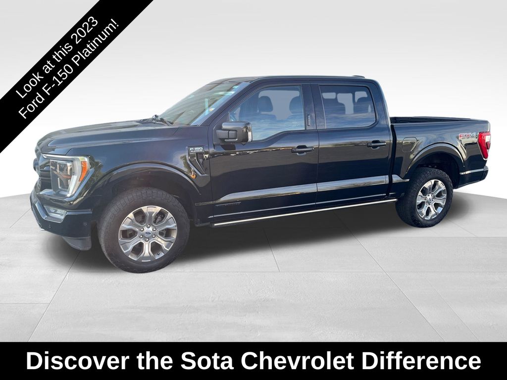 Agate Black Metallic 2023 Ford F-150 Pickup Truck Four-Wheel Drive Automatic