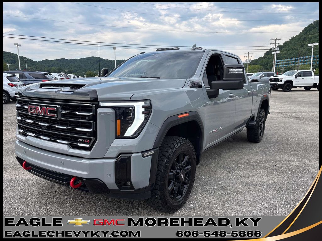 Thunderstorm Gray 2025 GMC Sierra 2500HD Pickup Truck Four-Wheel Drive Automatic