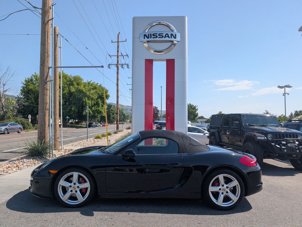 Black 2014 Porsche Boxster Convertible Rear-Wheel Drive