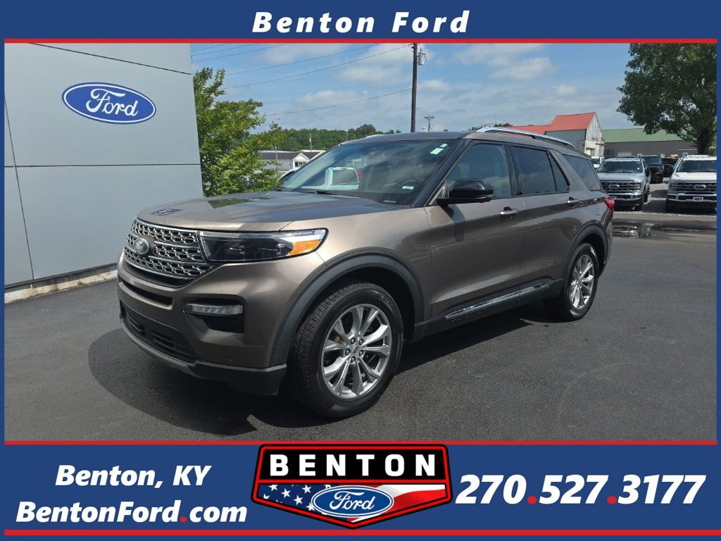 Stone Gray Metallic 2021 Ford Explorer SUV / Crossover All-Wheel Drive Automatic