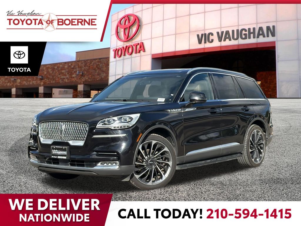 Black Metallic 2020 Lincoln Aviator Reserve AWD SUV / Crossover All-Wheel Drive Automatic