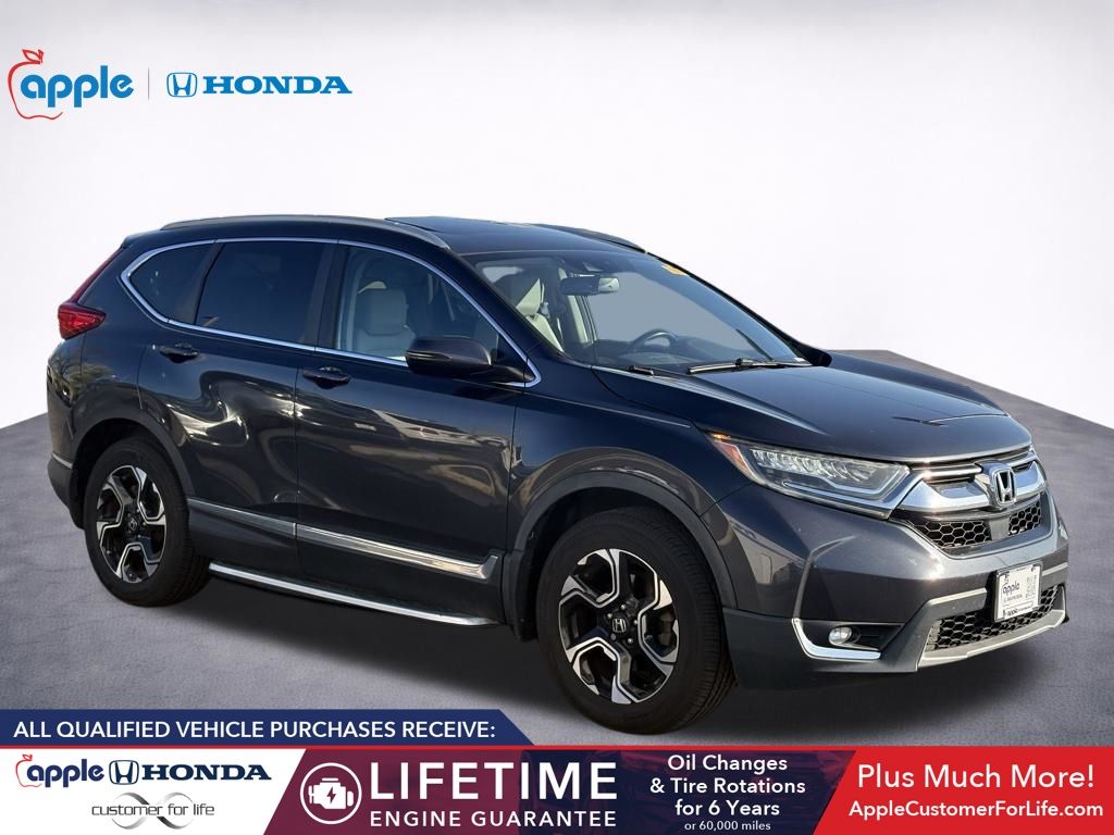 Black 2017 Honda CR-V Touring AWD SUV / Crossover All-Wheel Drive Continuously Variable Transmission