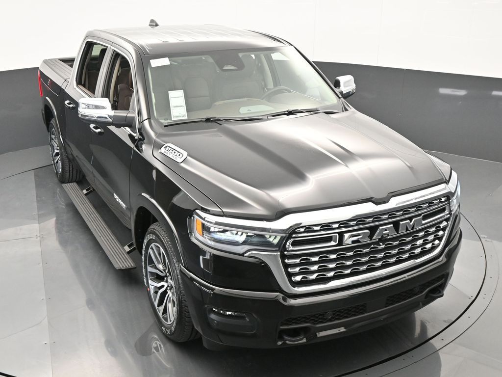 Used 2025 Diamond Black Crystal Pearlcoat Ram Limited image 37