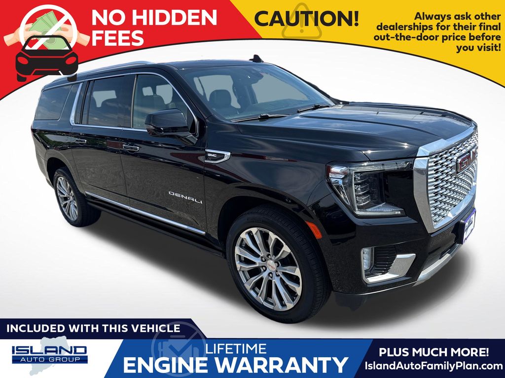 Onyx Black 2021 GMC Yukon XL SUV / Crossover Four-Wheel Drive