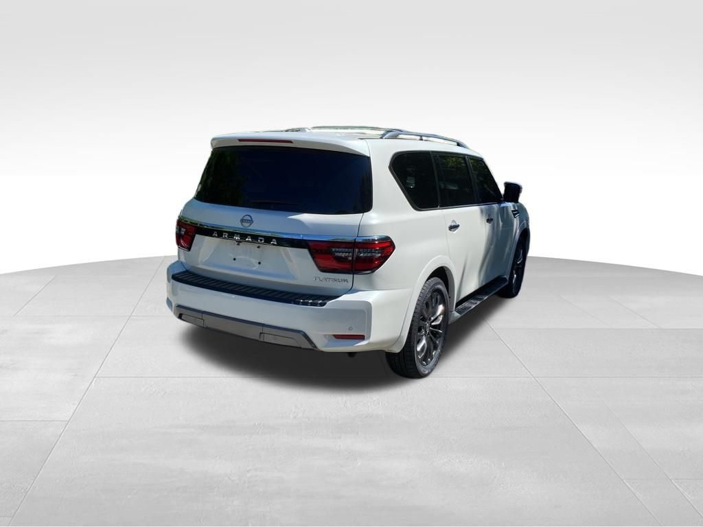 2024 Nissan Armada Platinum White at John Sisson Motors