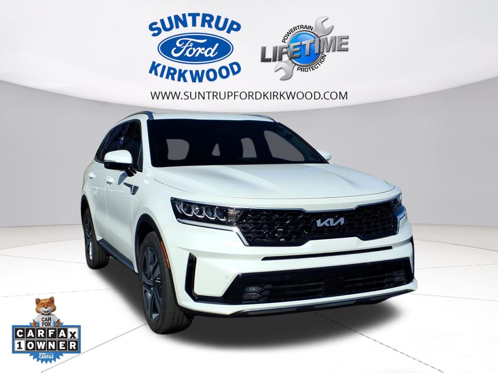 Snow White Pearl 2023 Kia Sorento Hybrid EX AWD SUV / Crossover All-Wheel Drive 6-Speed Automatic