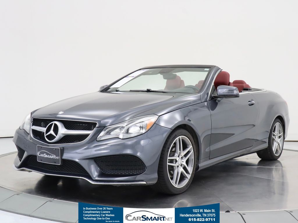 Steel Gray Metallic 2016 Mercedes-Benz E-Class Convertible Rear-Wheel Drive 7-Speed Automatic