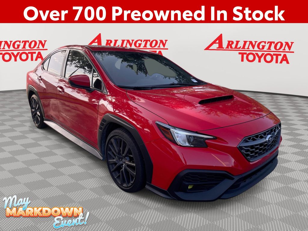 Ignition Red 2024 Subaru WRX Premium AWD Sedan All-Wheel Drive 6-Speed Manual