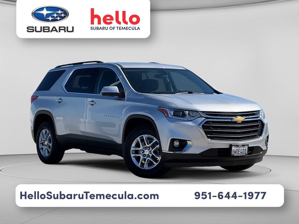Silver Ice Metallic 2021 Chevrolet Traverse SUV / Crossover Front-Wheel Drive 9-Speed Automatic
