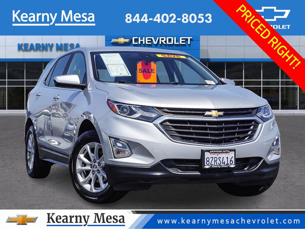 Silver Ice Metallic 2021 Chevrolet Equinox SUV / Crossover Front-Wheel Drive 6-Speed Automatic Overdrive