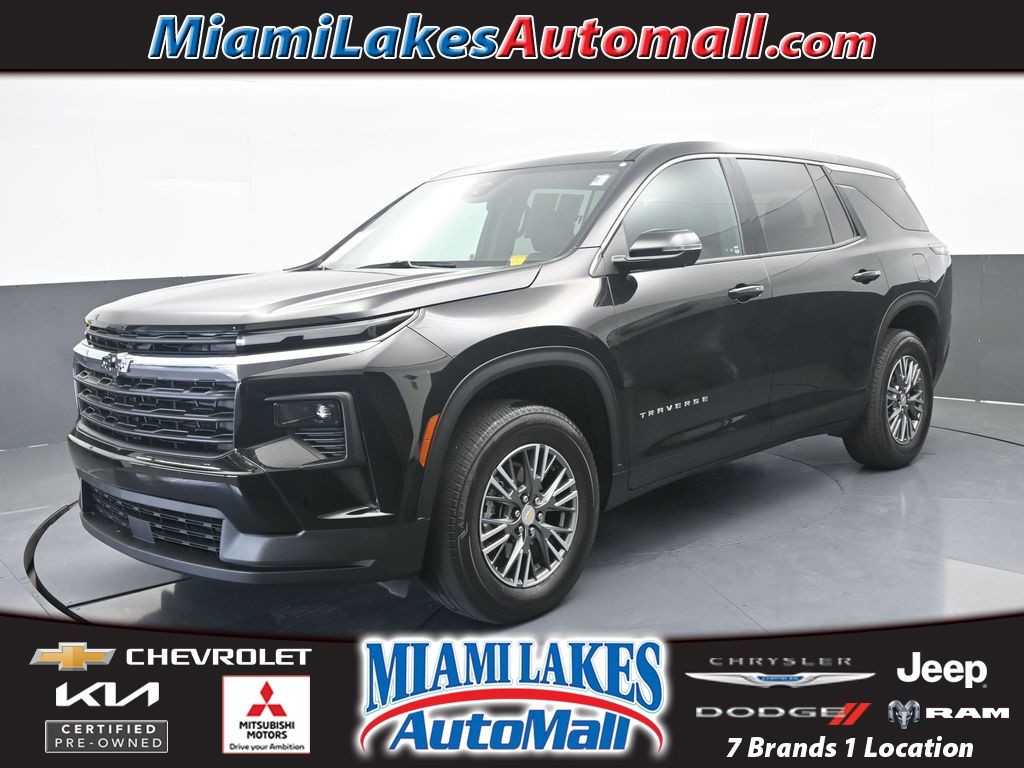 Mosaic Black Metallic 2024 Chevrolet Traverse LS FWD SUV / Crossover Front-Wheel Drive 8-Speed Automatic