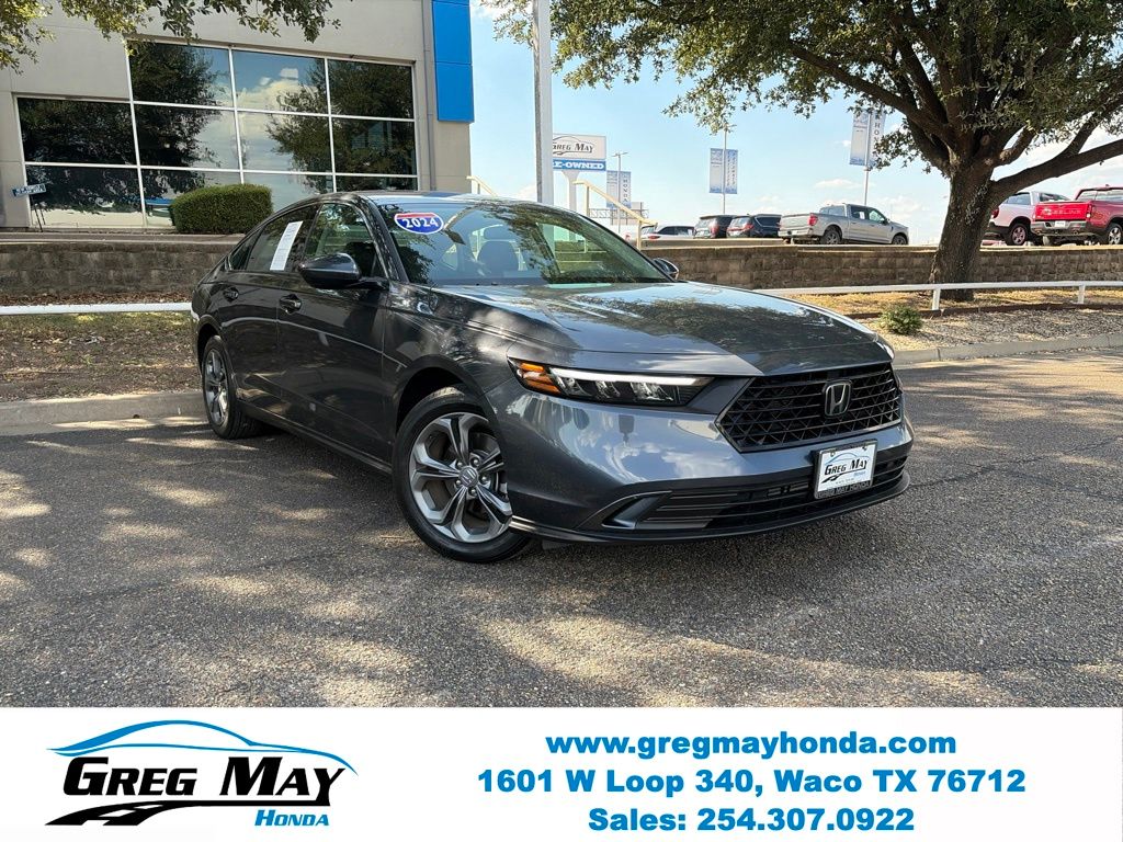 Meteorite Gray Metallic 2024 Honda Accord Sedan Front-Wheel Drive Continuously Variable Transmission
