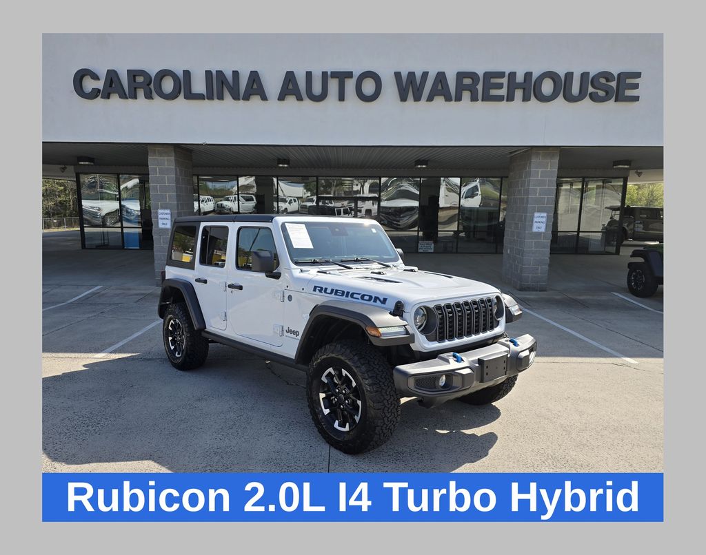 Bright White Clearcoat 2025 Jeep Wrangler 4xe Rubicon 4WD SUV / Crossover Four-Wheel Drive 8-Speed Automatic