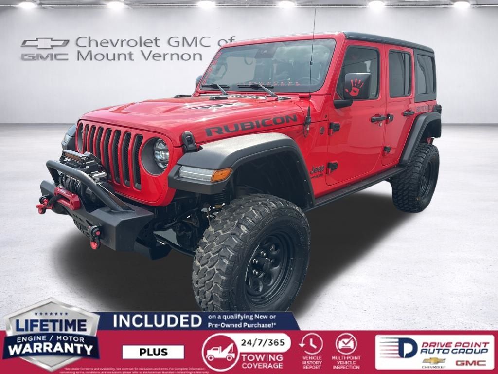 Firecracker Red Clearcoat 2021 Jeep Wrangler Unlimited Rubicon 4WD SUV / Crossover Four-Wheel Drive 8-Speed Automatic