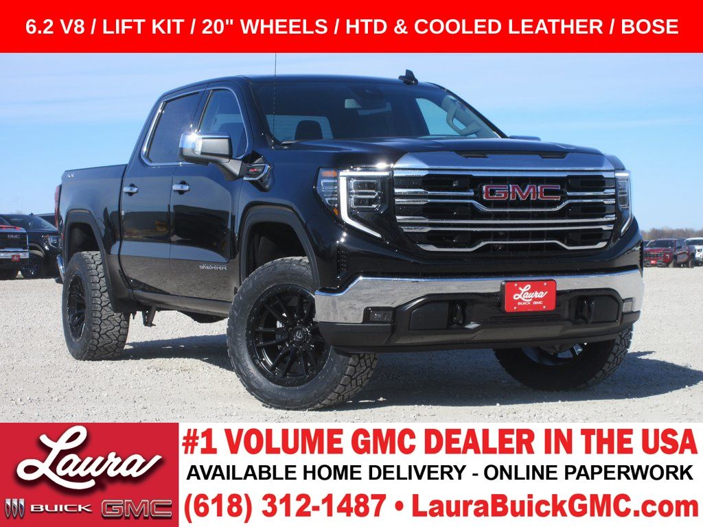 Onyx Black 2026 GMC Sierra 1500 Pickup Truck Four-Wheel Drive Automatic