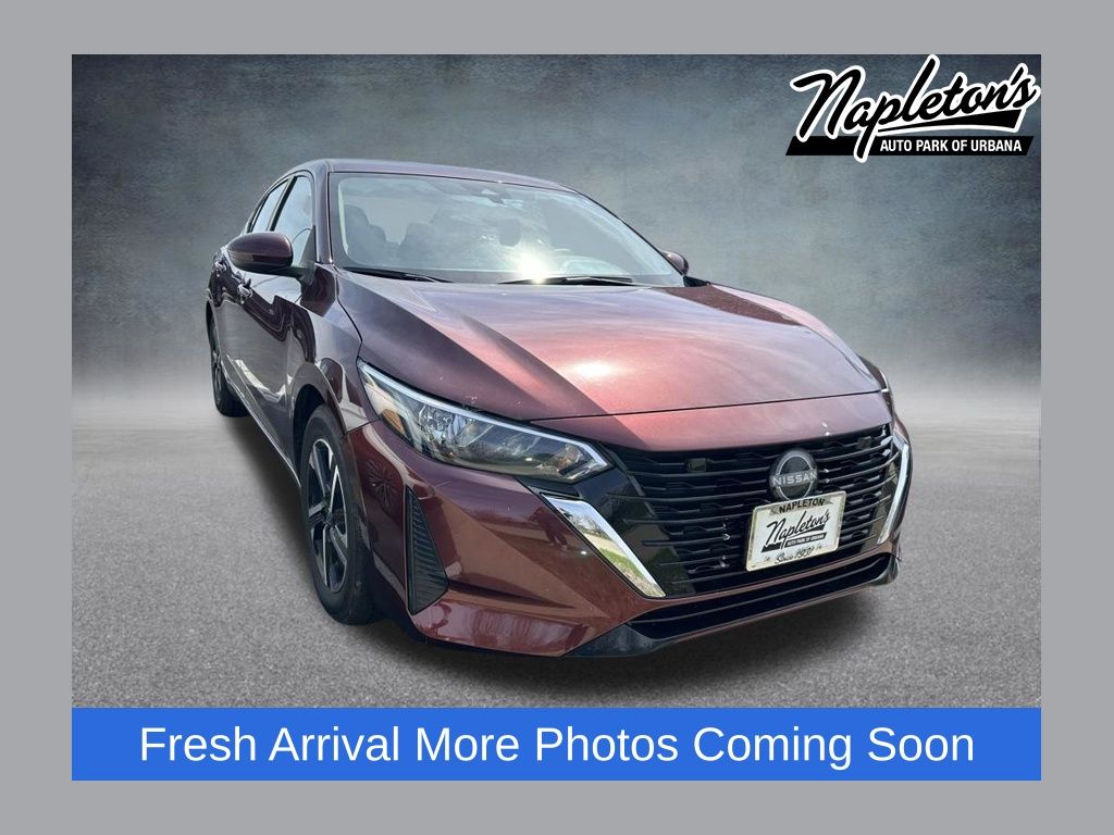 Rosewood Metallic 2025 Nissan Sentra SV FWD Sedan Front-Wheel Drive Continuously Variable Transmission