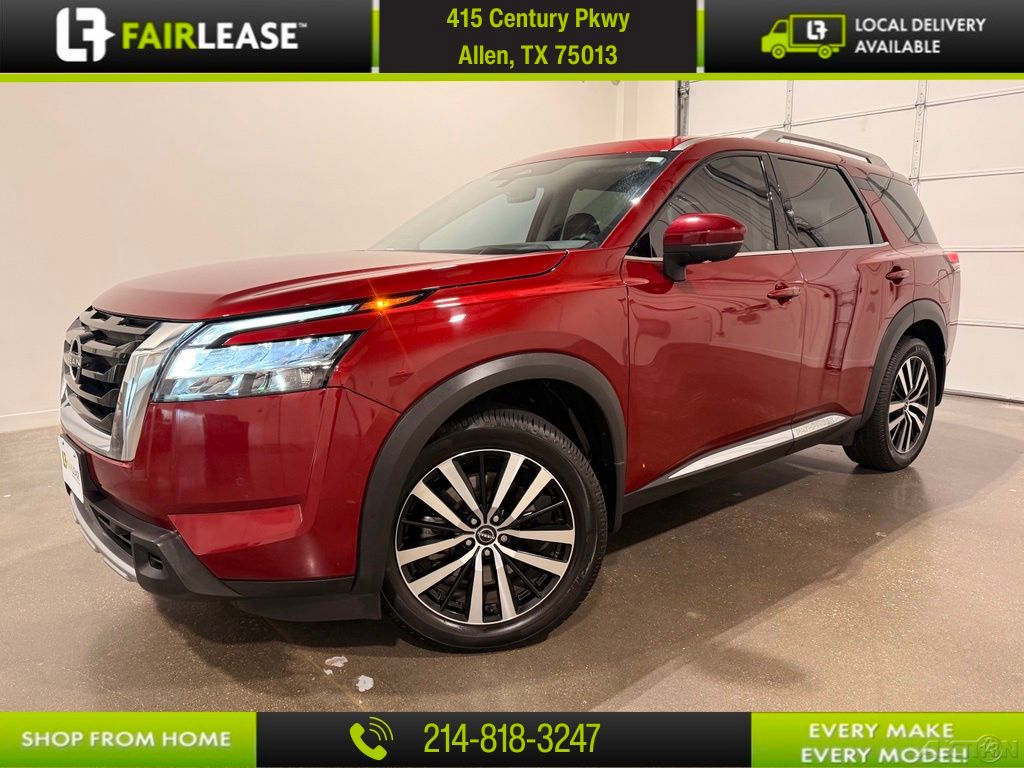 Red (Scarlet Ember Tintcoat) 2023 Nissan Pathfinder SUV / Crossover Front-Wheel Drive 9-Speed Automatic