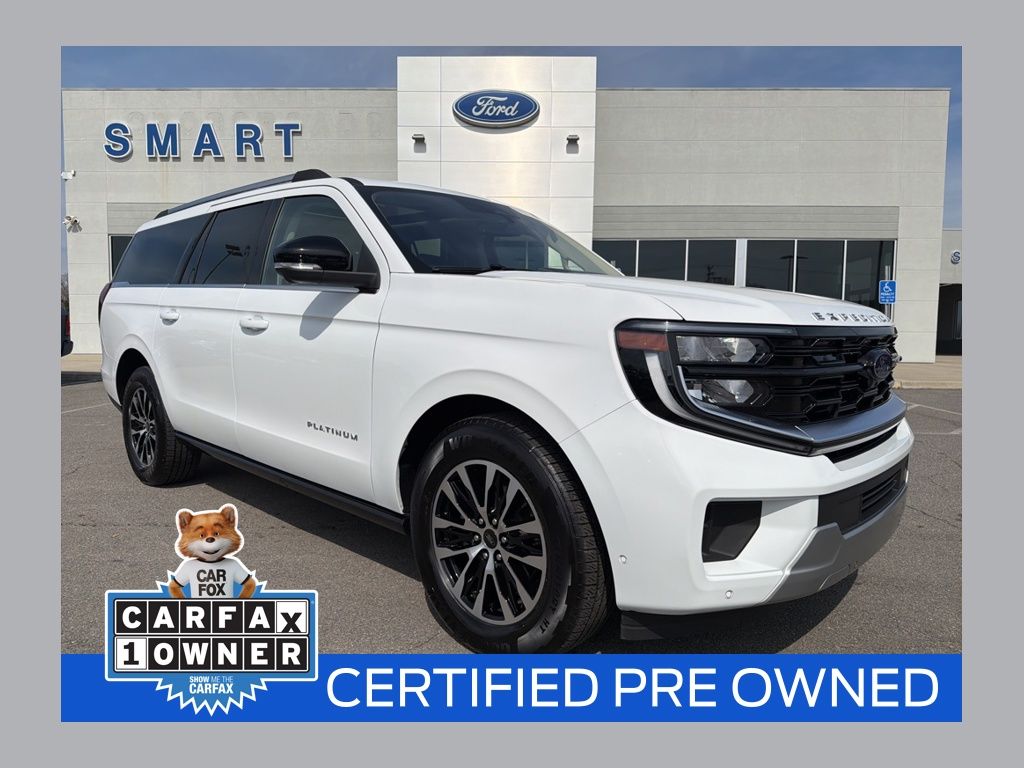 Oxford White 2025 Ford Expedition MAX Platinum 4WD SUV / Crossover Four-Wheel Drive Automatic