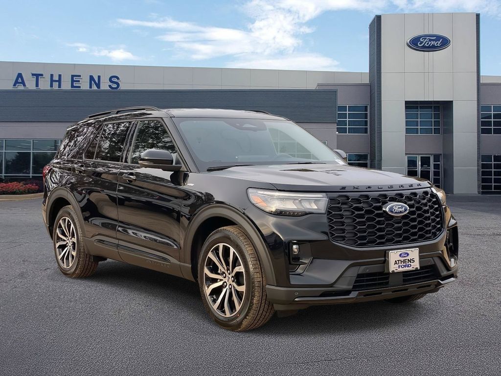 Agate Black Metallic 2026 Ford Explorer SUV / Crossover Rear-Wheel Drive Automatic