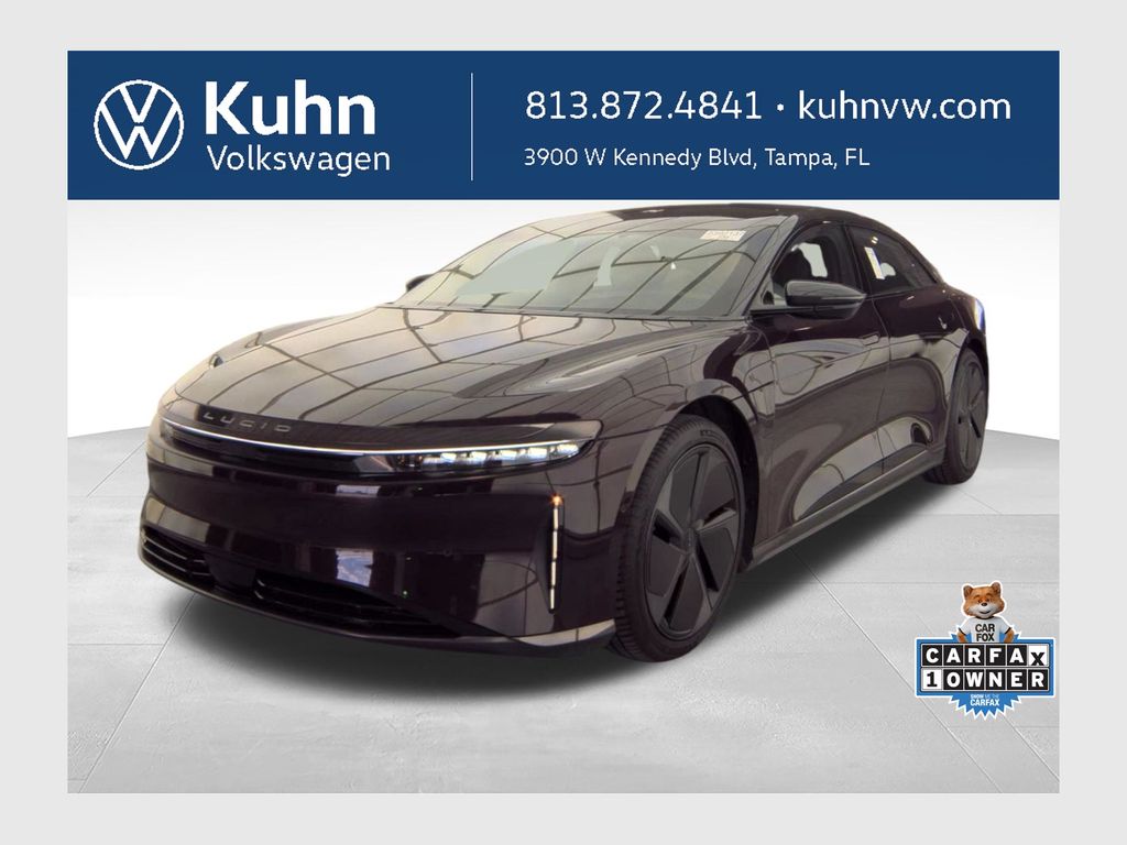 Zenith Red Metallic 2024 Lucid Air Sedan All-Wheel Drive 1-Speed Automatic