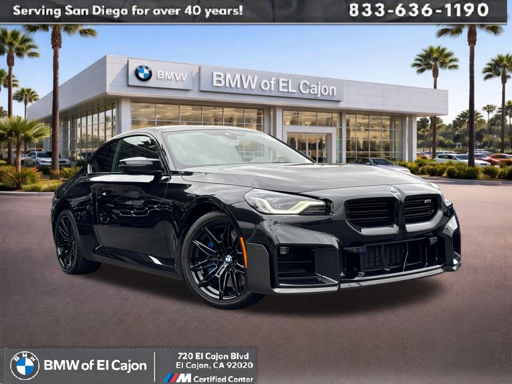 Black Sapphire Metallic 2025 BMW M2 RWD Coupe Rear-Wheel Drive 6-Speed Manual