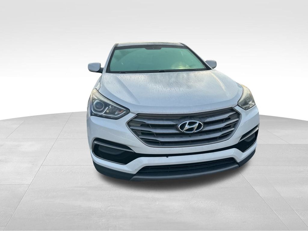 2017 Frost White Pearl Hyundai Santa Fe Sport 2.4 Base AWD SUV