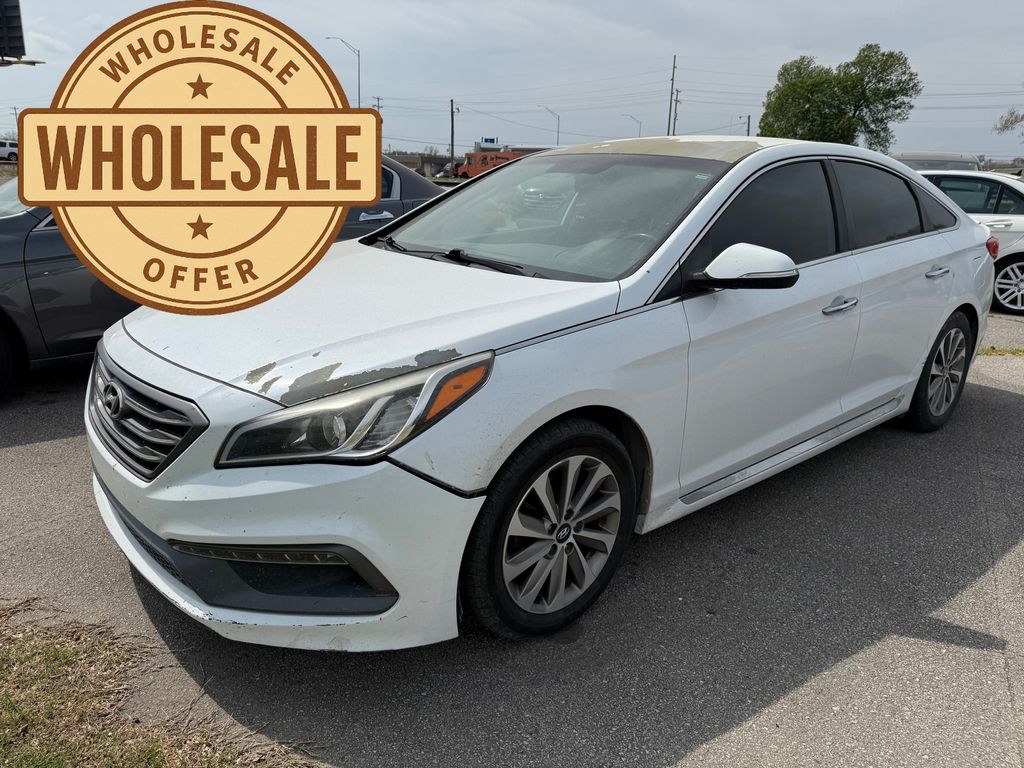 Quartz White Pearl 2016 Hyundai Sonata Sport FWD Sedan Front-Wheel Drive 6-Speed Automatic