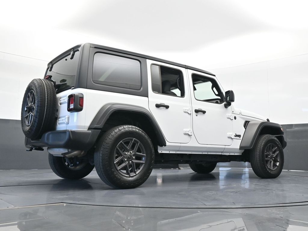 Used 2024 Bright White Clearcoat Jeep Sport S image 53