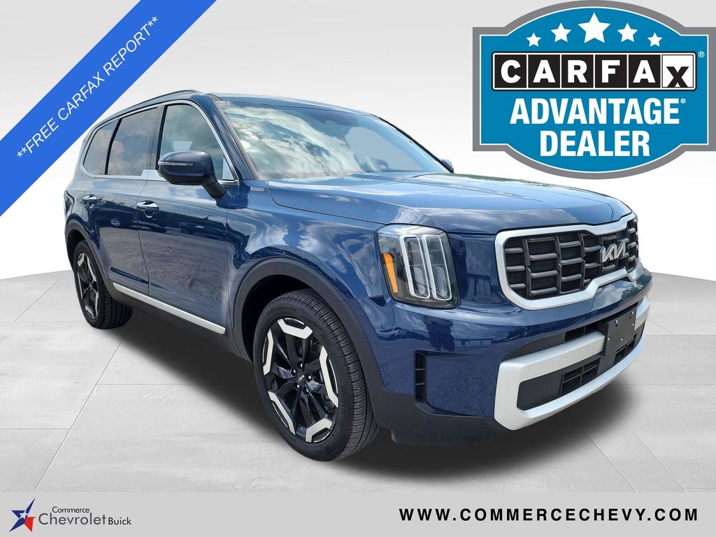 Midnight Lake Blue 2025 Kia Telluride S AWD SUV / Crossover All-Wheel Drive 8-Speed Automatic