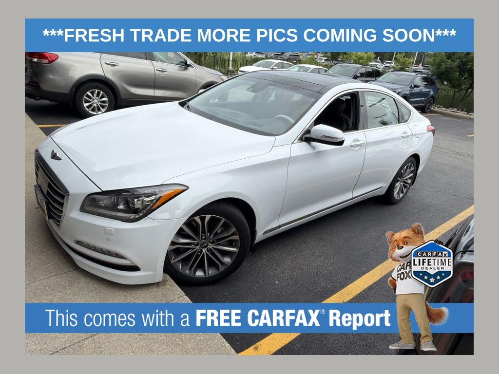 Casablanca White 2016 Hyundai Genesis Sedan 8-Speed Automatic