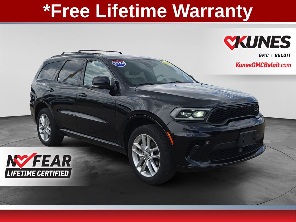 DB Black Crystal Clearcoat 2024 Dodge Durango SUV / Crossover All-Wheel Drive 8-Speed Automatic
