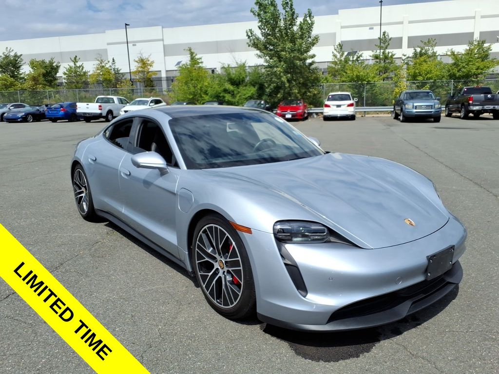 Dolomite Silver Metallic 2023 Porsche Taycan Sedan All-Wheel Drive 2-Speed Automatic