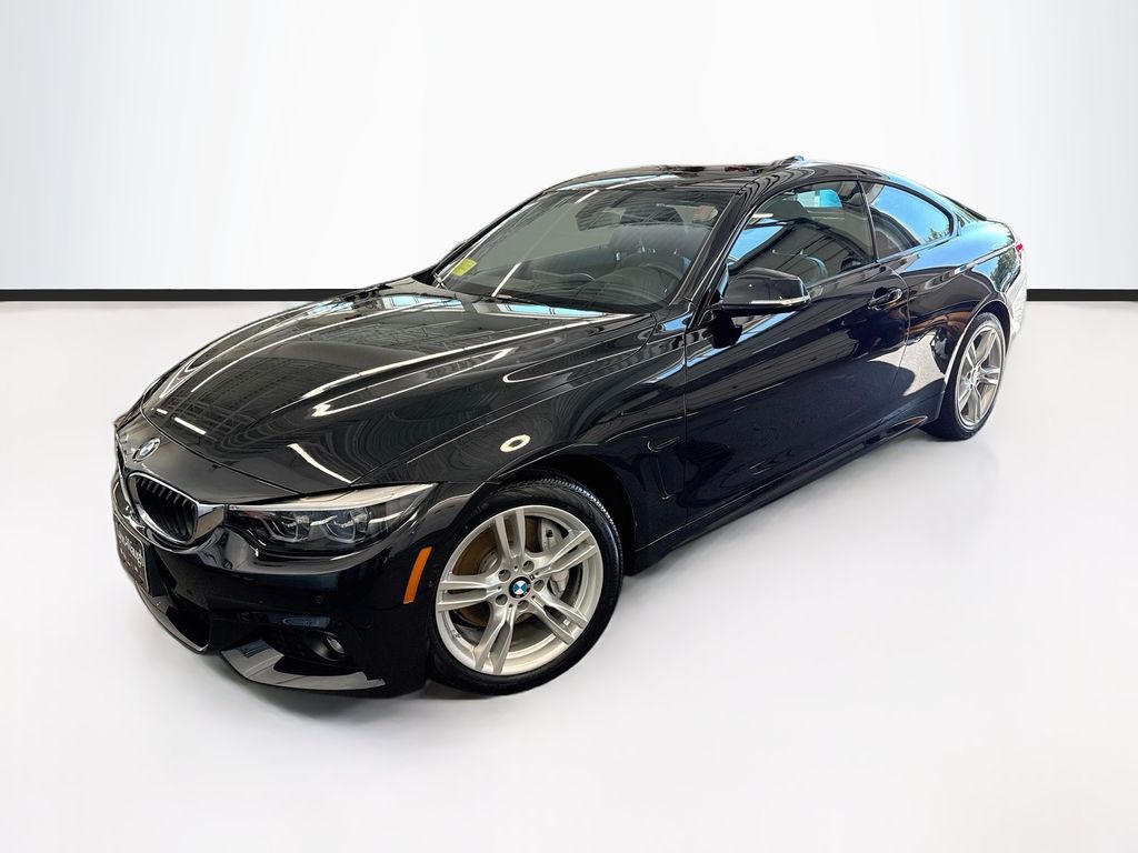 Black Sapphire Metallic 2019 BMW 4 Series Coupe All-Wheel Drive 6-Speed Manual