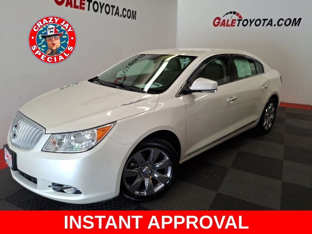 White Diamond Clearcoat 2011 Buick LaCrosse Sedan Front-Wheel Drive 6-Speed Automatic
