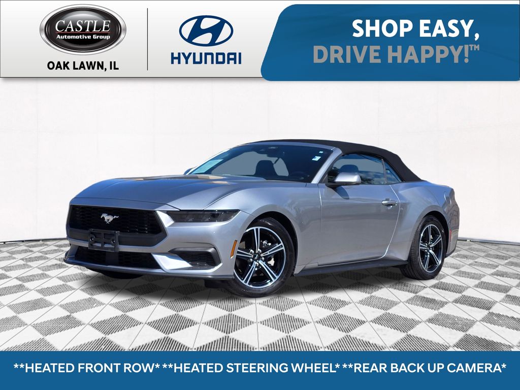 Silver Metallic 2025 Ford Mustang Convertible Rear-Wheel Drive Automatic