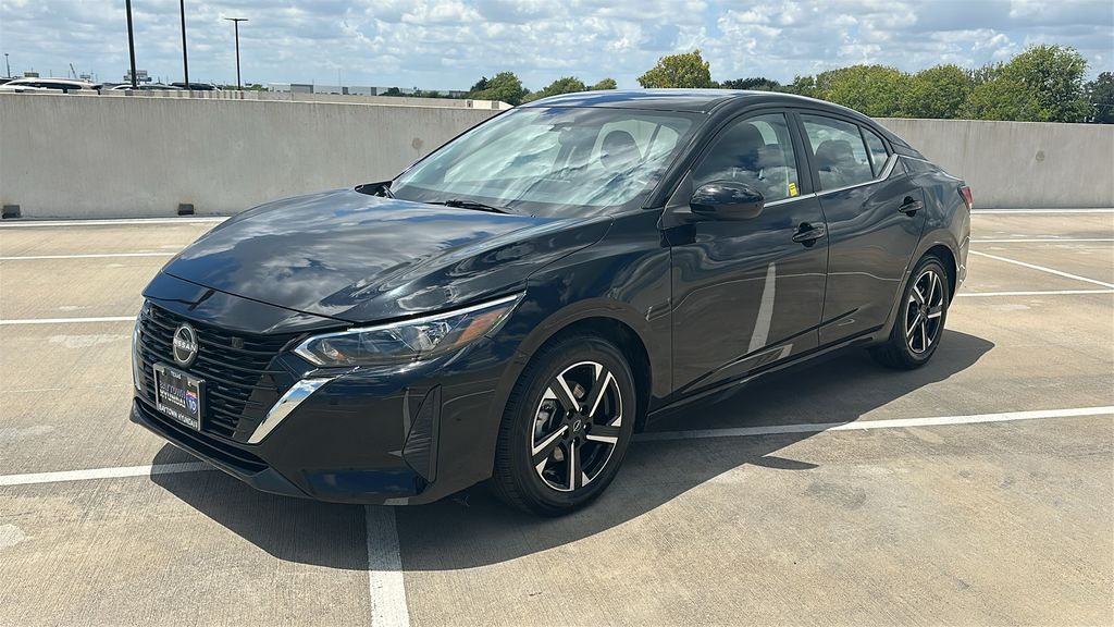 2025 Nissan Sentra SV Black at South Houston Nissan