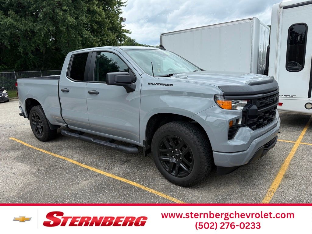 Slate Gray Metallic 2024 Chevrolet Silverado 1500 Pickup Truck 4X2 8-Speed Automatic