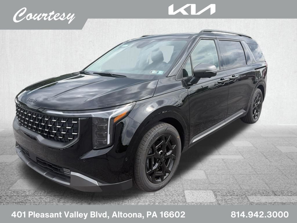 Aurora Black 2027 Kia Carnival Minivan Front-Wheel Drive 8-Speed Automatic Overdrive