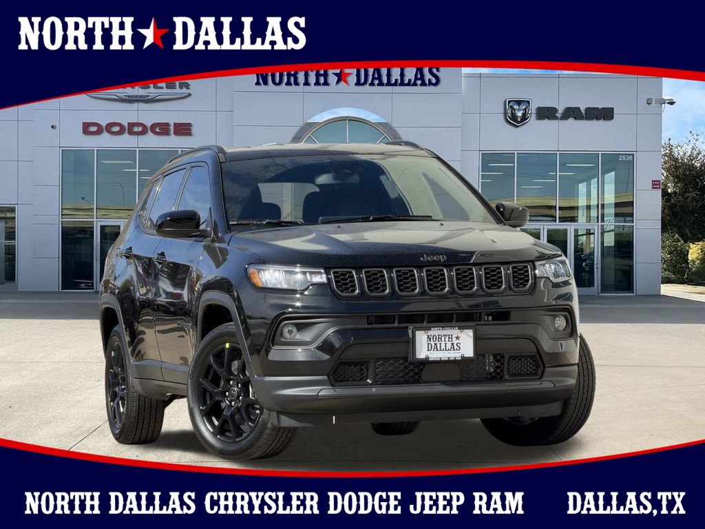 Diamond Black Crystal Pearlcoat 2026 Jeep Compass SUV / Crossover Four-Wheel Drive 8-Speed Automatic