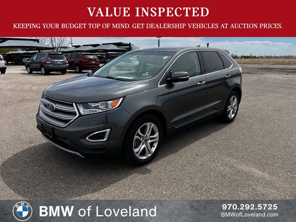 Gray (Magnetic) 2018 Ford Edge Titanium AWD SUV / Crossover All-Wheel Drive 6-Speed Automatic