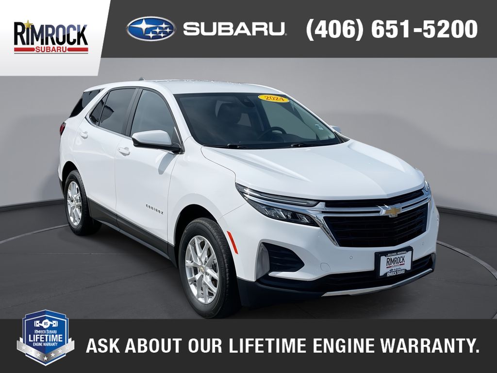 Summit White 2024 Chevrolet Equinox LT AWD with 1LT SUV / Crossover Four-Wheel Drive 6-Speed Automatic Overdrive