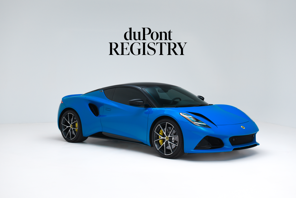 Seneca Blue 2024 Lotus Emira V6 First Edition RWD Coupe Rear-Wheel Drive 6-Speed Manual