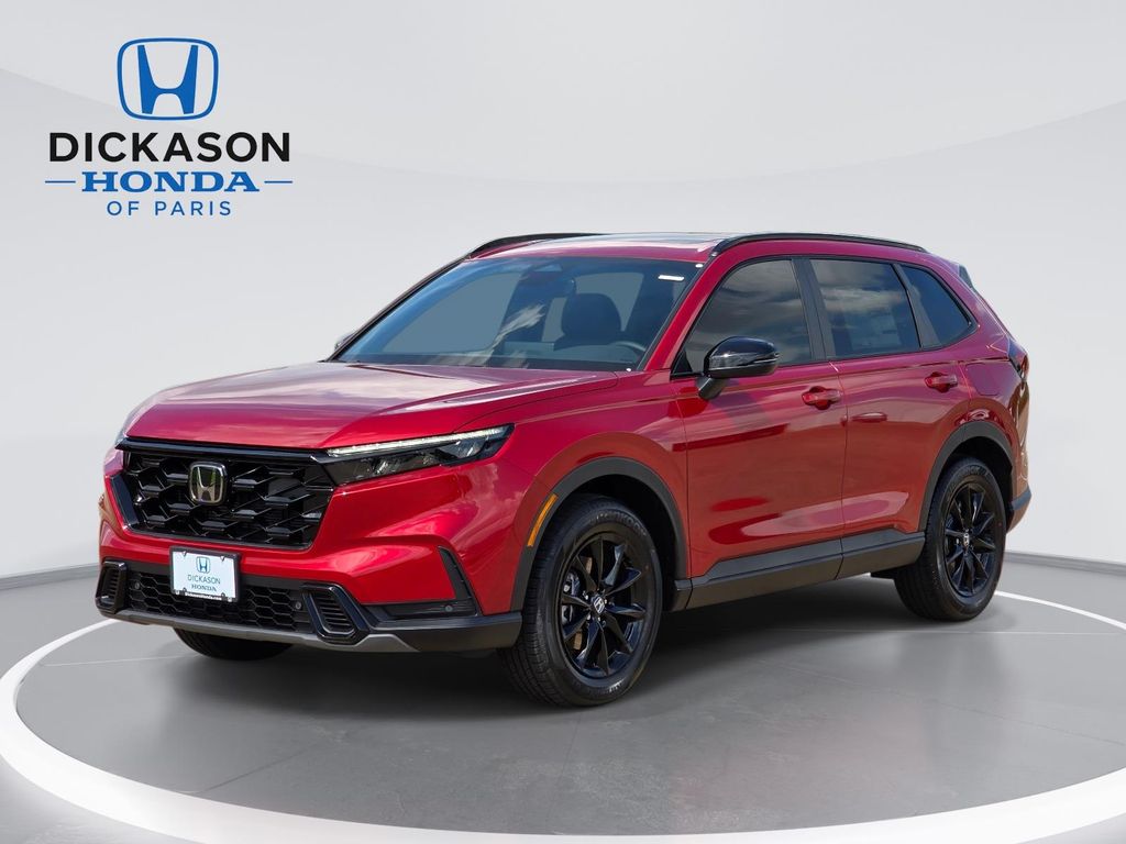 Radiant Red 2026 Honda CR-V Hybrid Sport-L AWD SUV / Crossover All-Wheel Drive Continuously Variable Transmission