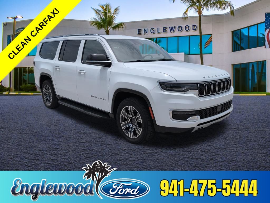 Bright White Clearcoat 2024 Jeep Wagoneer L SUV / Crossover 4X2 8-Speed Automatic