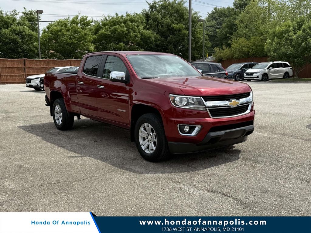 Cajun Red Tintcoat 2018 Chevrolet Colorado Pickup Truck Four-Wheel Drive 8-Speed Automatic
