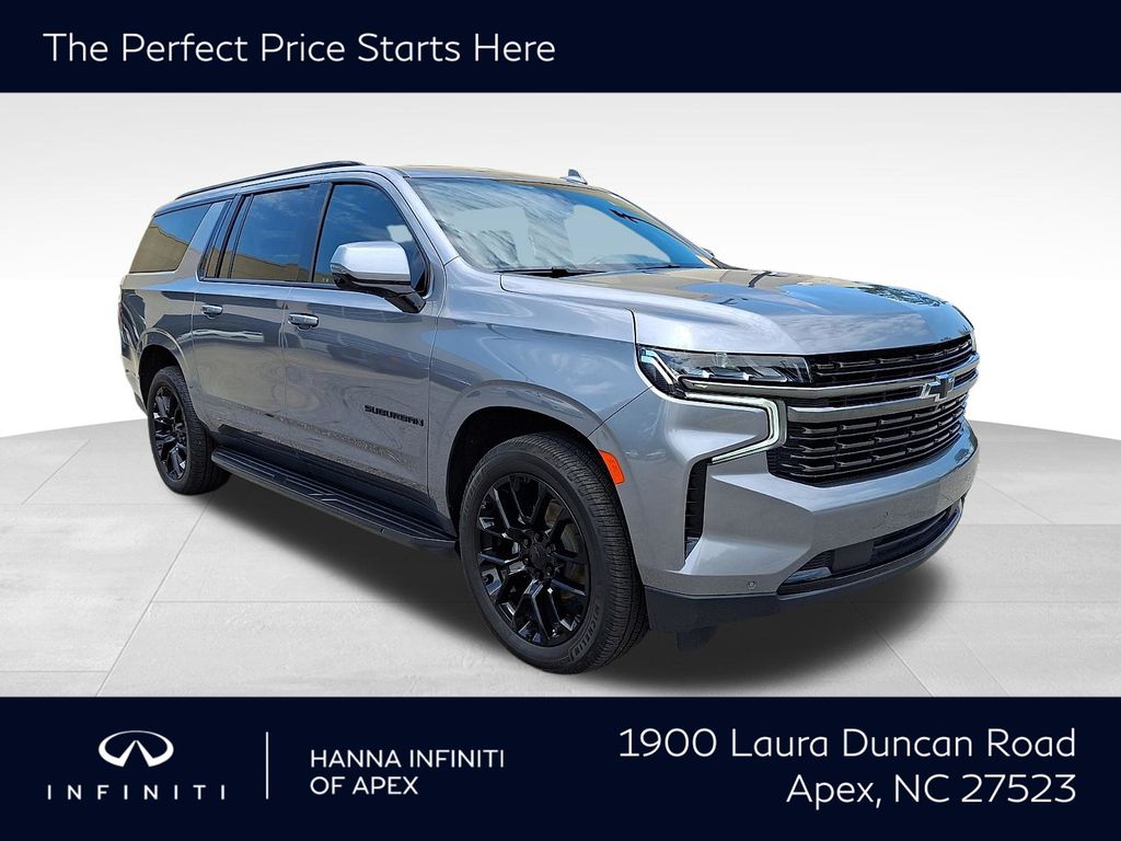 Gray (Satin Steel Metallic) 2021 Chevrolet Suburban SUV / Crossover Four-Wheel Drive
