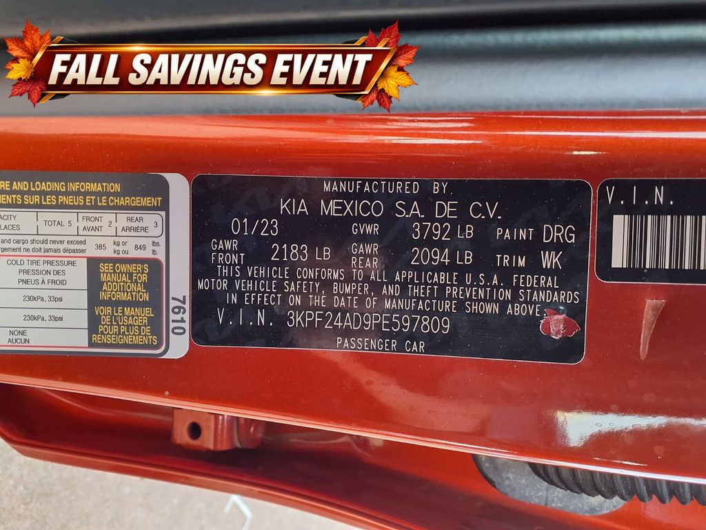 2023 Kia Forte LXS Red at Community Toyota